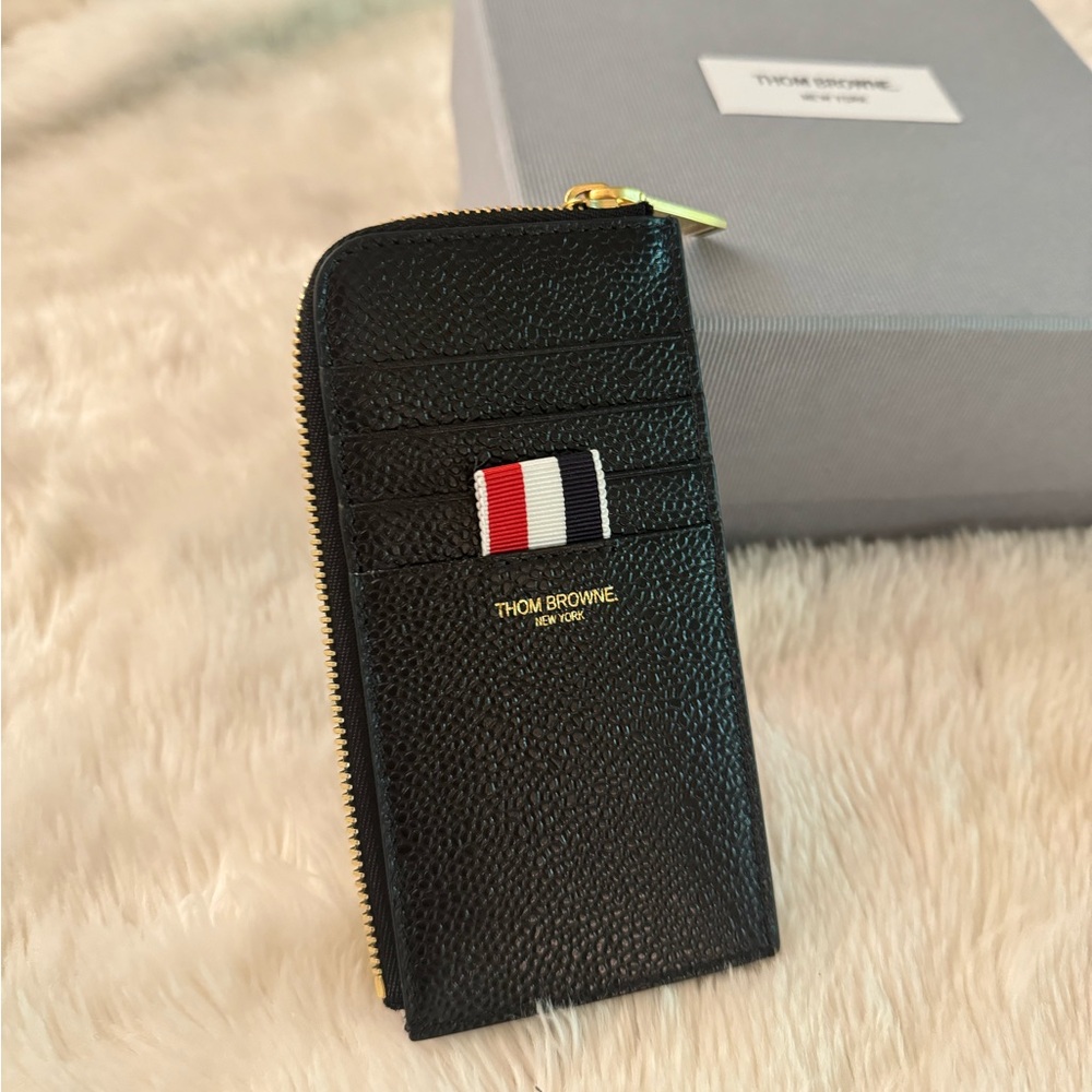 Thom Browne Leather Card Holder (BRAND NEW)
